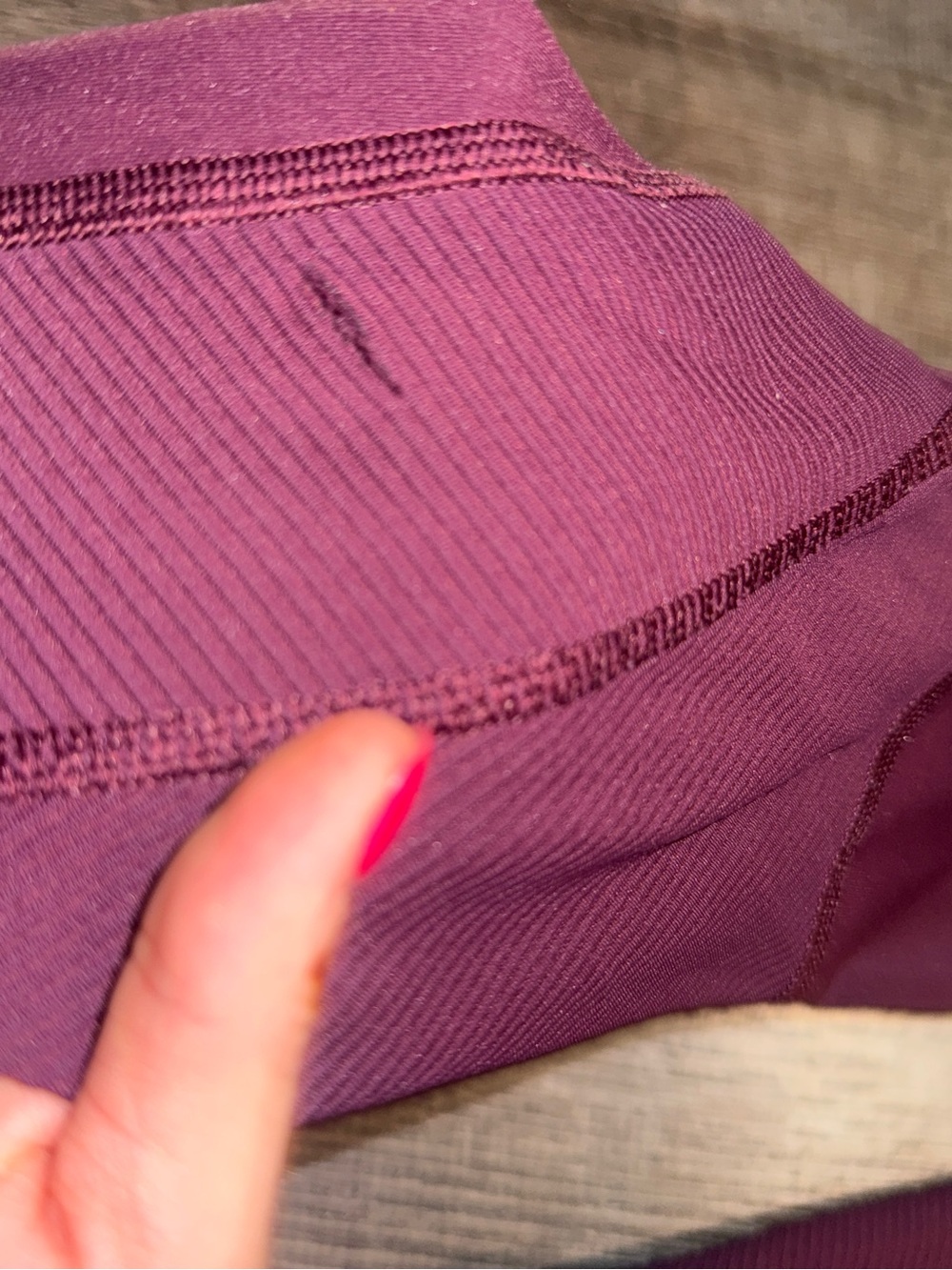 lululemon athletica Maroon High-Waist Performance Leggings - Picture 2 of 2
